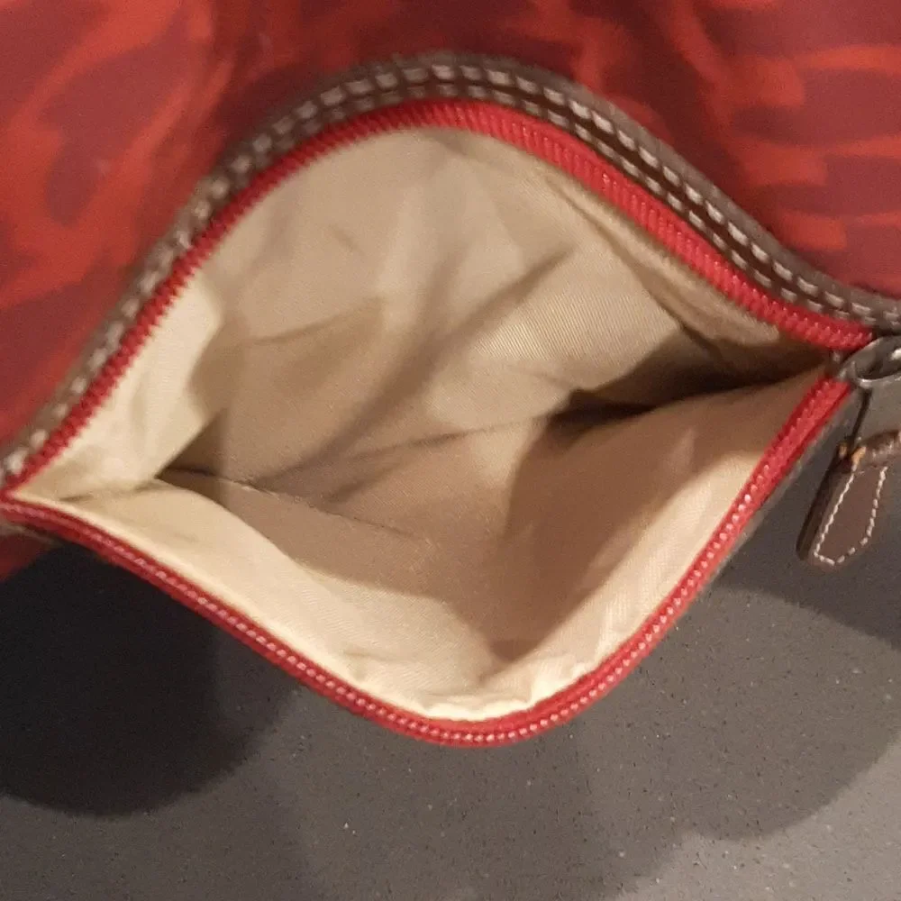 Korbie Red Diaper Bag